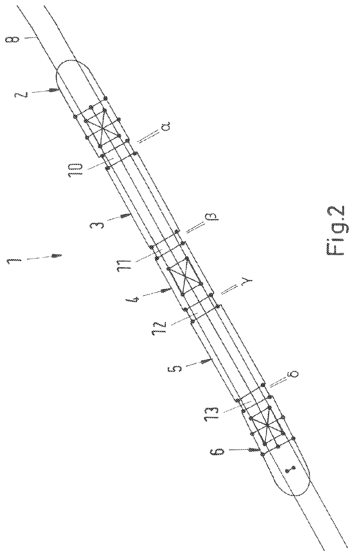 Process for detecting a derailment of a rail vehicle