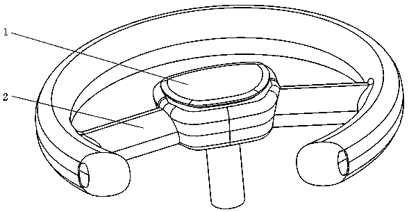 New-energy-vehicle emergency brake device with combination switch and control method thereof