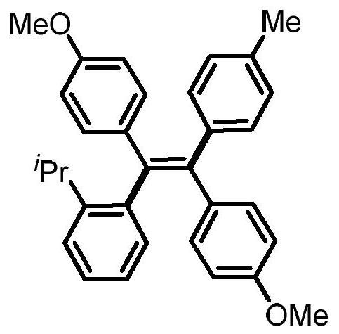 A kind of preparation method of trans tetrasubstituted olefin derivative