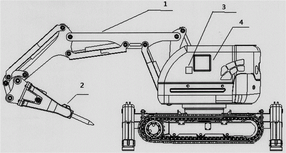 Hand-eye coordination type positioning device and method for forcible entry robot
