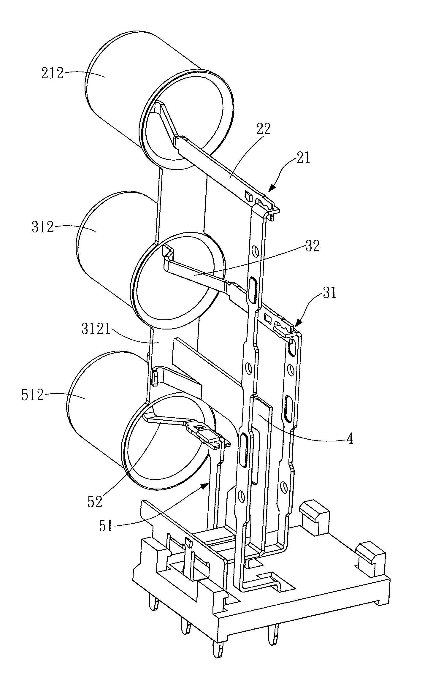 Electrical connector for reducing high frequency crosstalk interferences