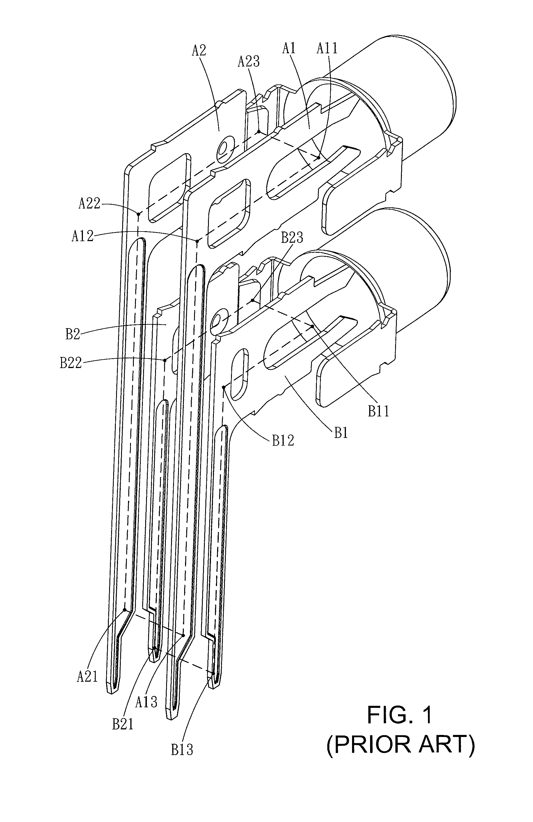 Electrical connector for reducing high frequency crosstalk interferences