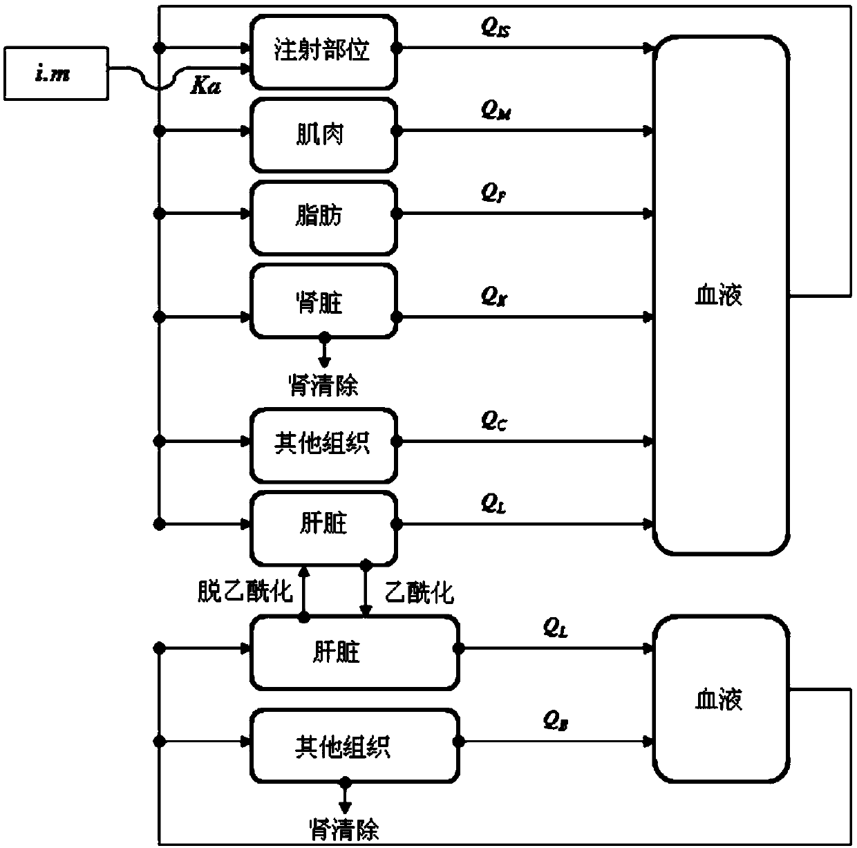 A method for predicting residues of sulfamethoxine in pigs involving metabolites