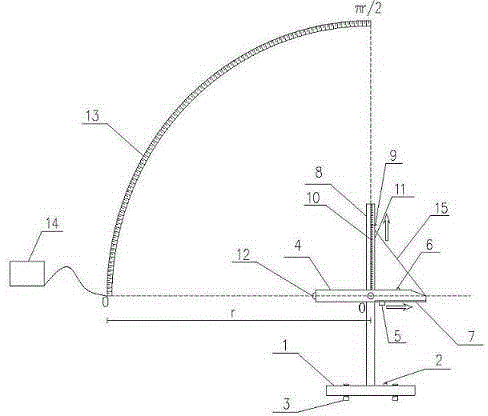 Cross metal wire elastic modulus measuring device and method