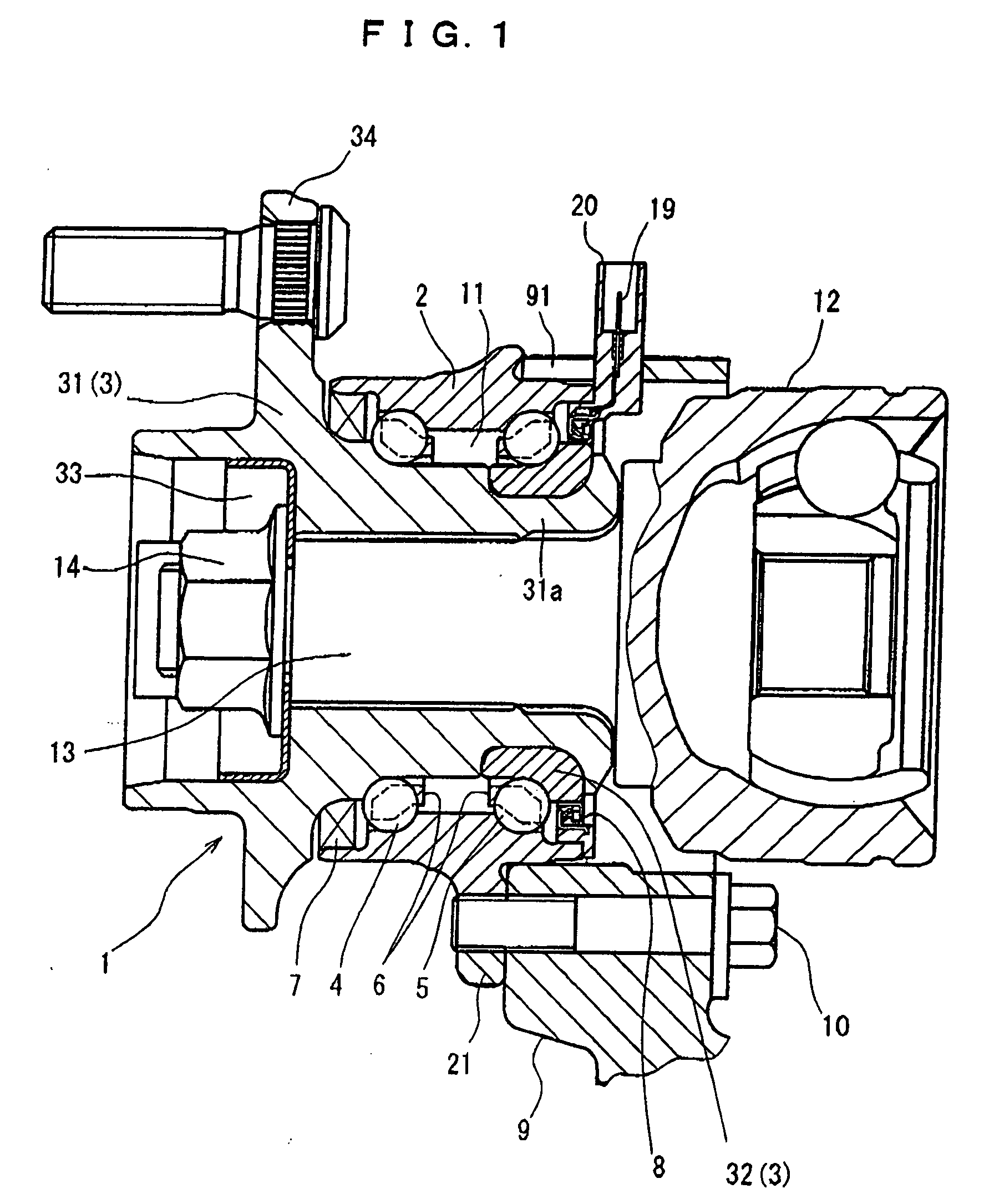 Sensor assembly body, seal device, and rolling bearing device motor vehicle