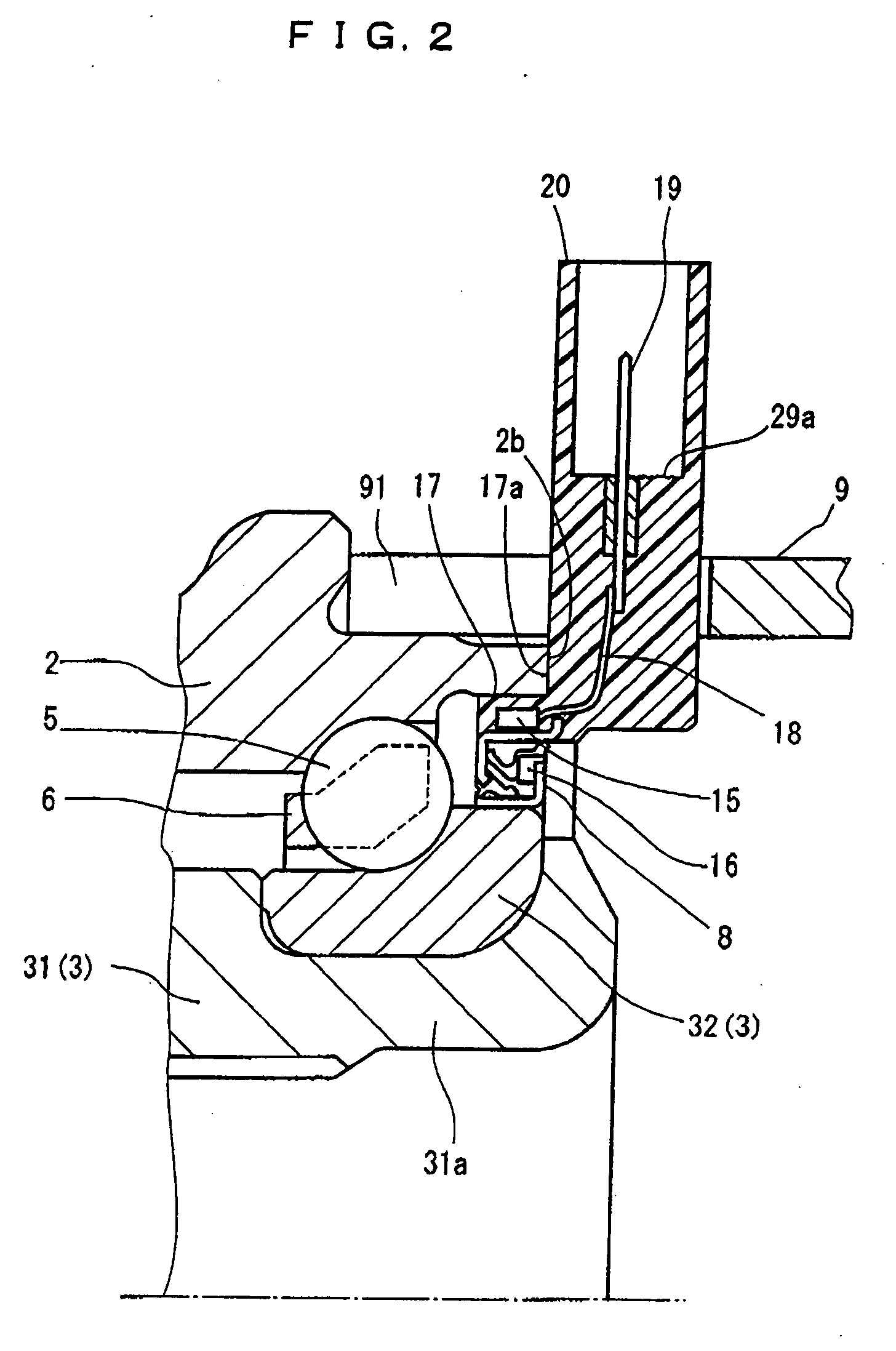 Sensor assembly body, seal device, and rolling bearing device motor vehicle