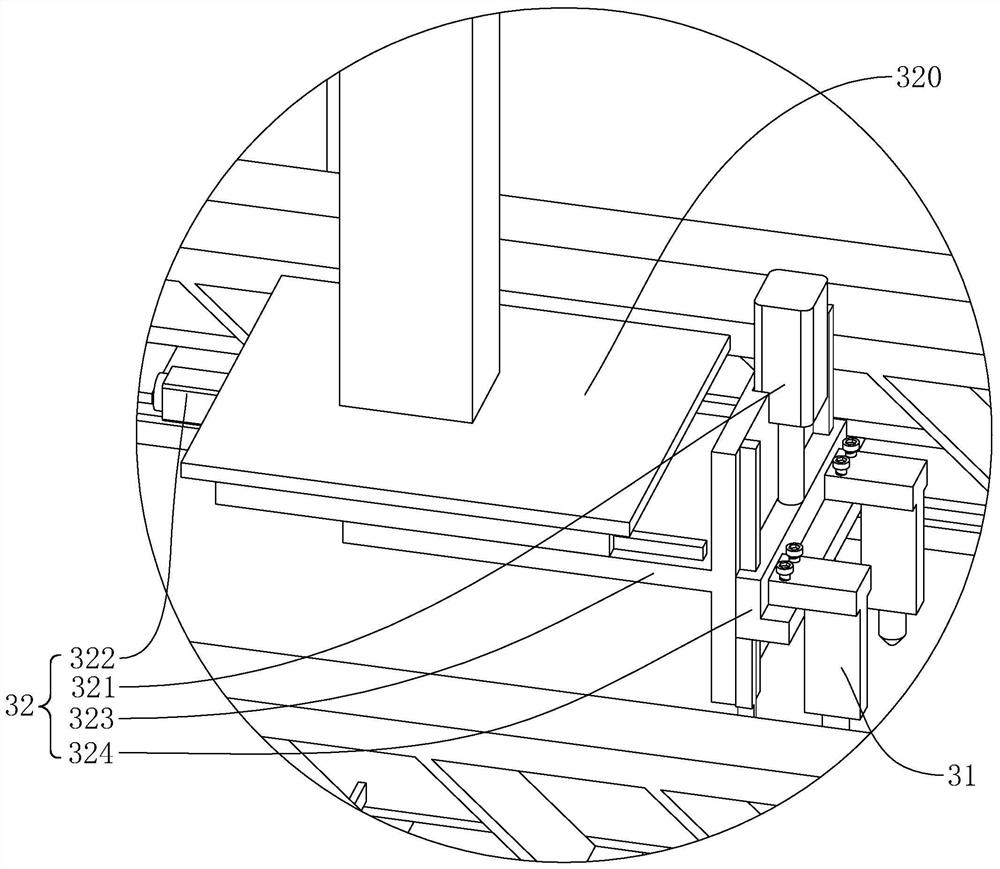 Automatic packaging box handle assembling production system