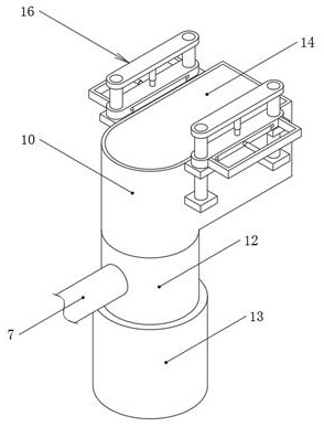 Environment-friendly energy-saving industrial waste gas combustion treatment device and control method thereof