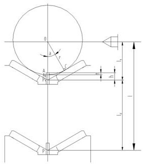 Wheel set shaft diameter self-adaptive lifting and centering device and centering method thereof