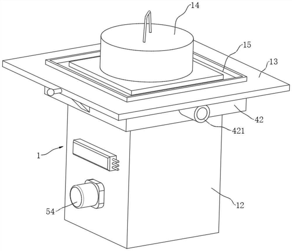 Instant snack food frying device and frying method