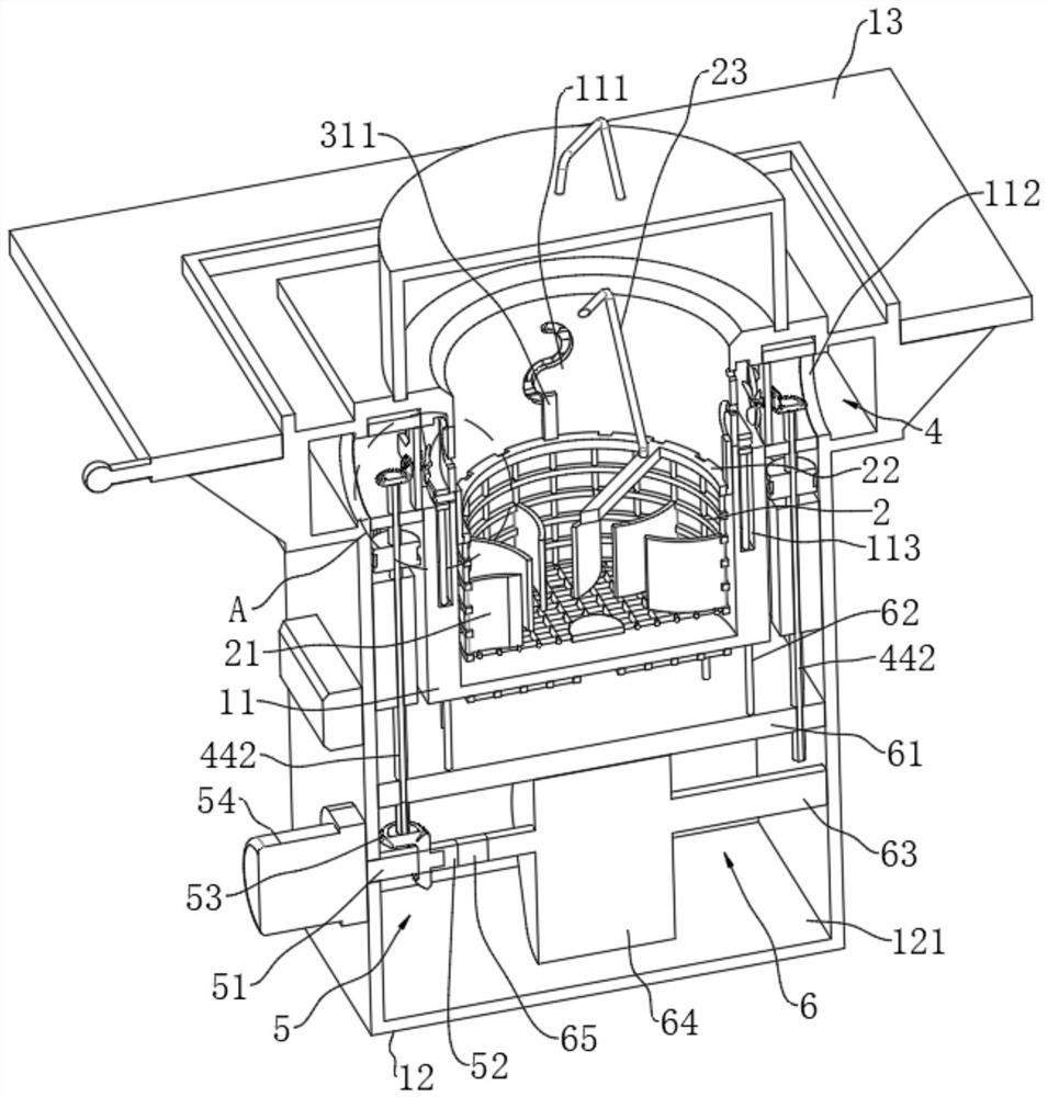 Instant snack food frying device and frying method