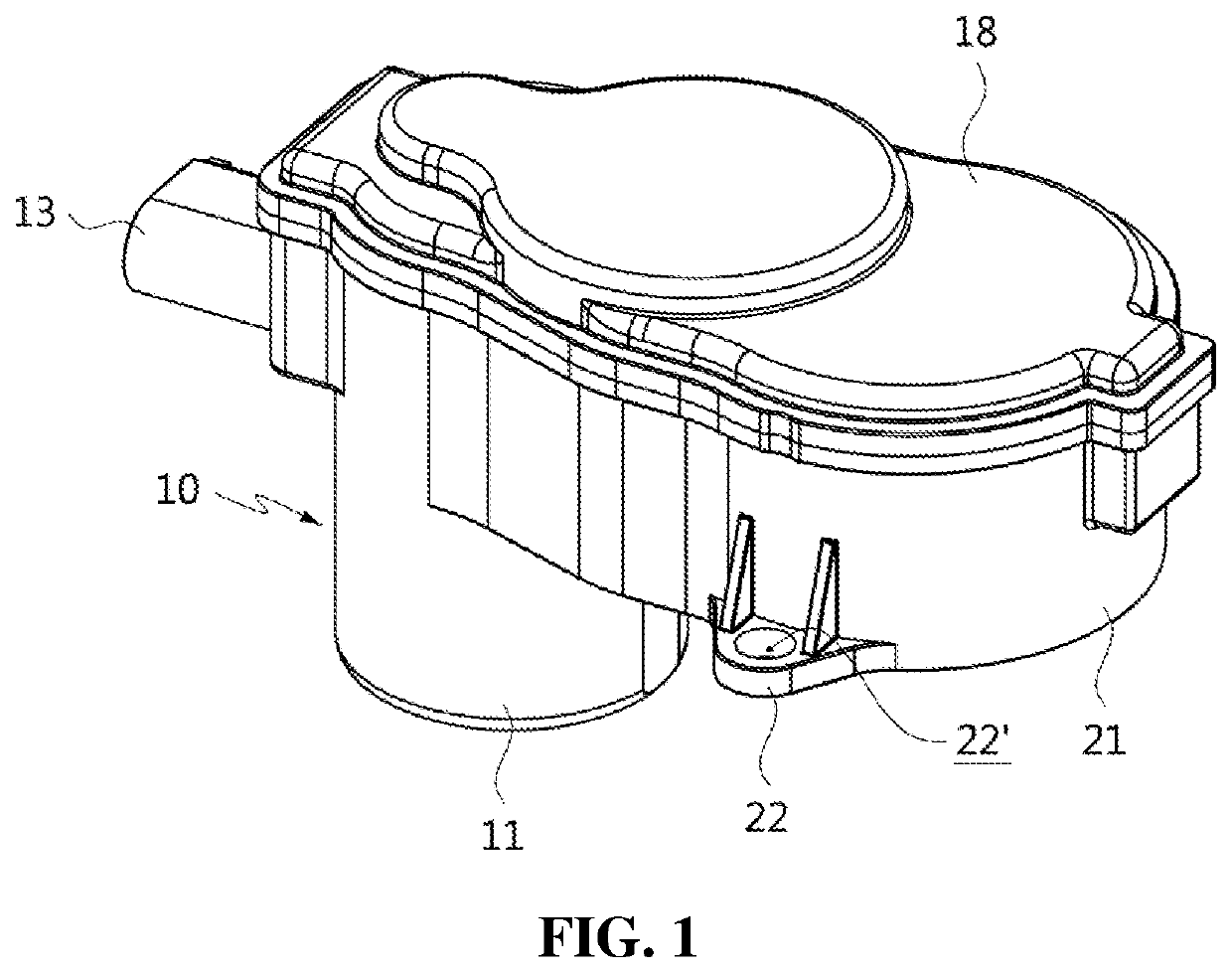 Actuator for electromechanical parking brake having housing with brush card assembly