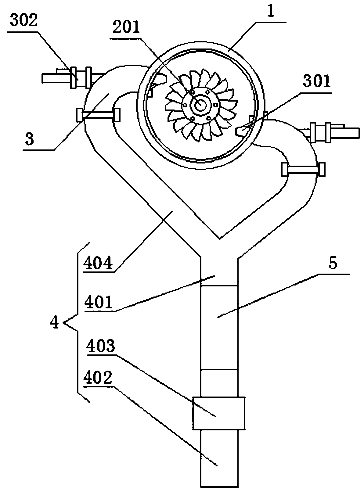 Vertical impact type double-nozzle overall assembly machine