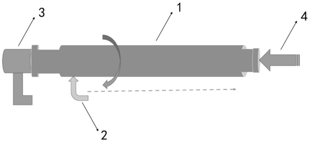 Turning method for sputtering surface of rotary target material