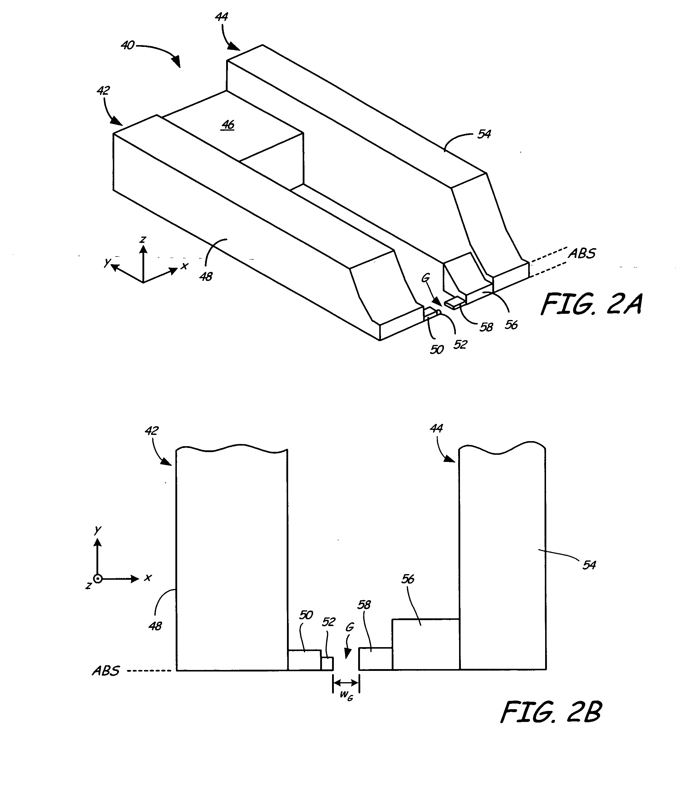 Integrated head for heat assisted magnetic recording