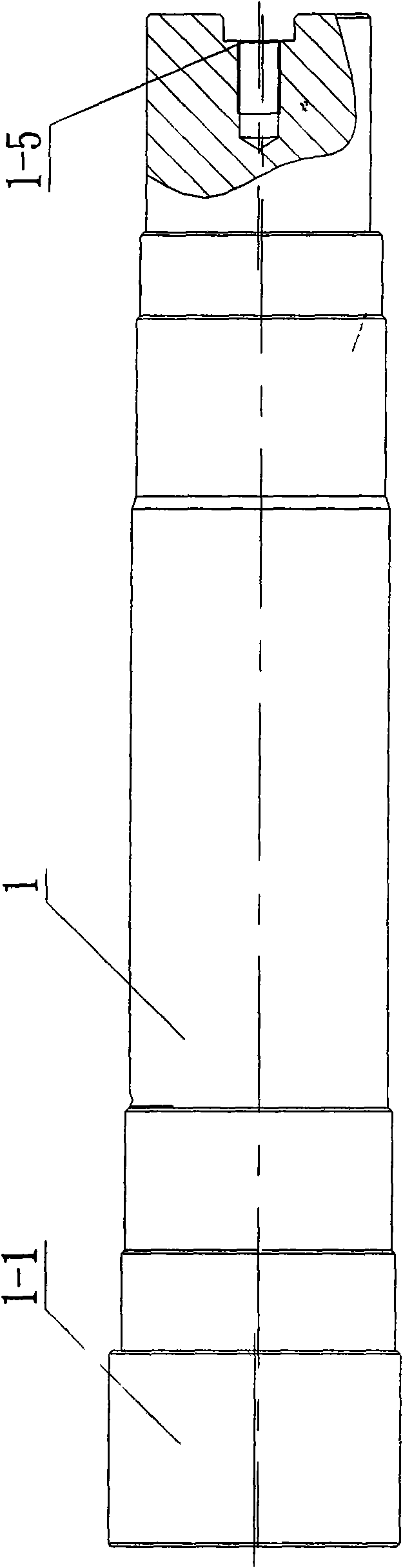 Method for processing shaft with small eccentricity