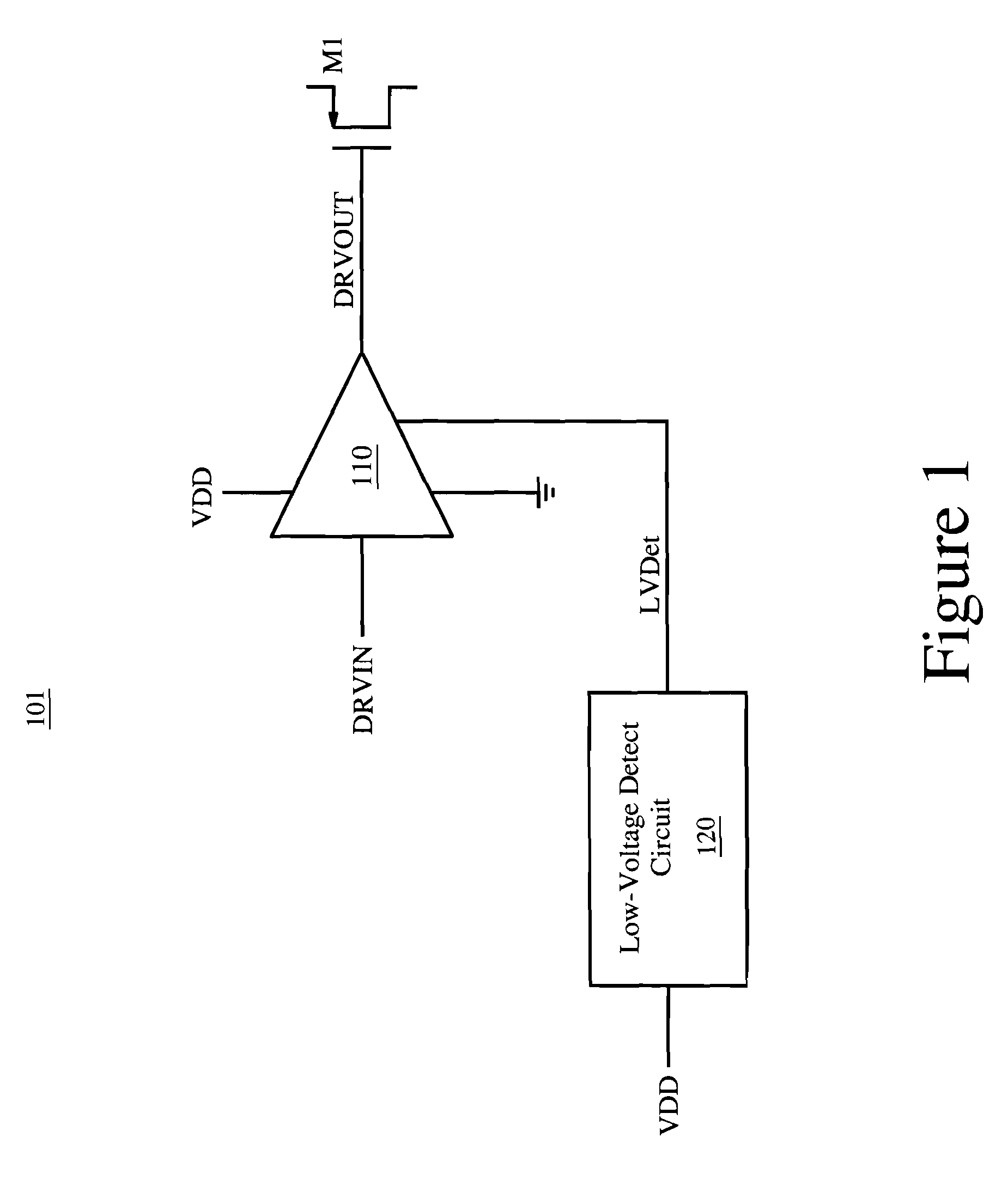 Apparatus and method for a driver with an adaptive drive strength for a class D amplifier
