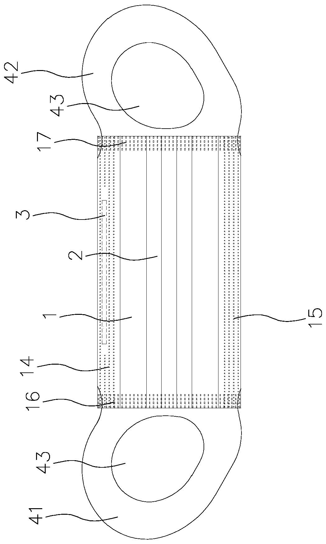 Protective mask production process and device for realizing process