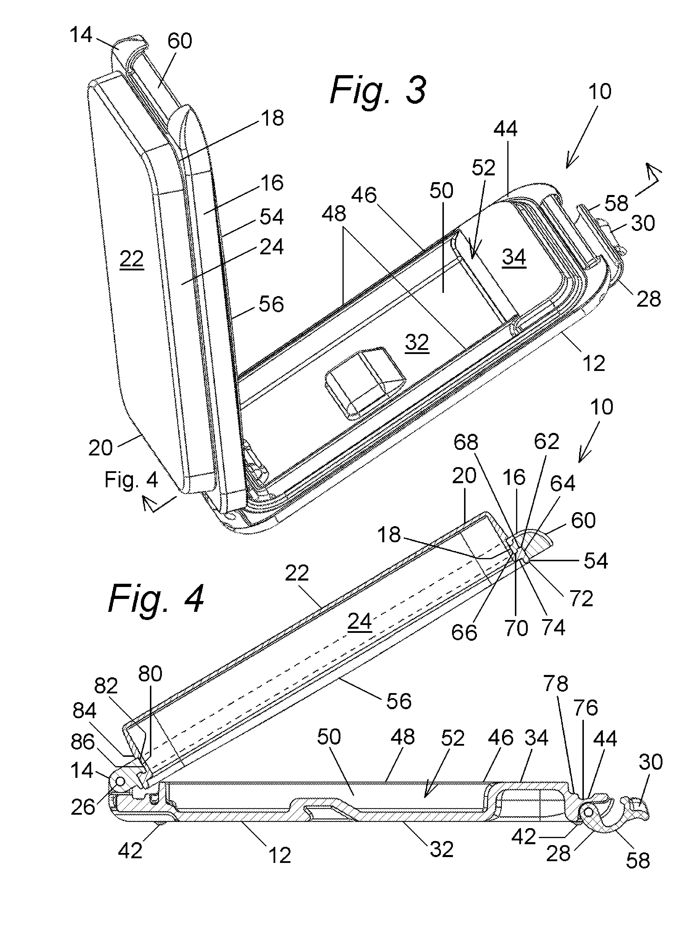 Protective enclosure for touch screen device