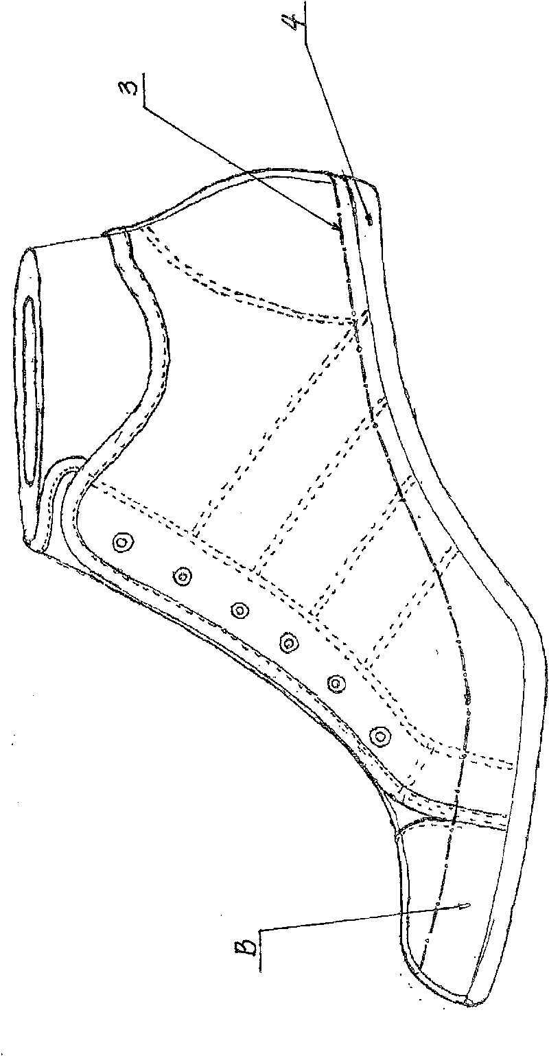 Manufacture method of wedge rubber shoes