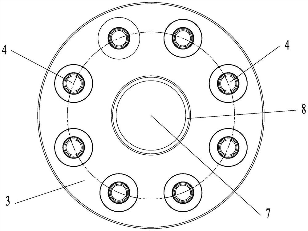 Extrusion device and food extruder