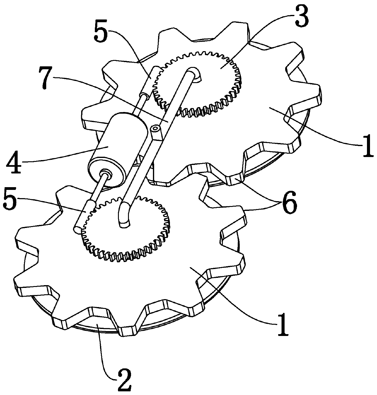 Double rotating disc type wet mopping mechanism, base of cleaning equipment, and cleaning equipment