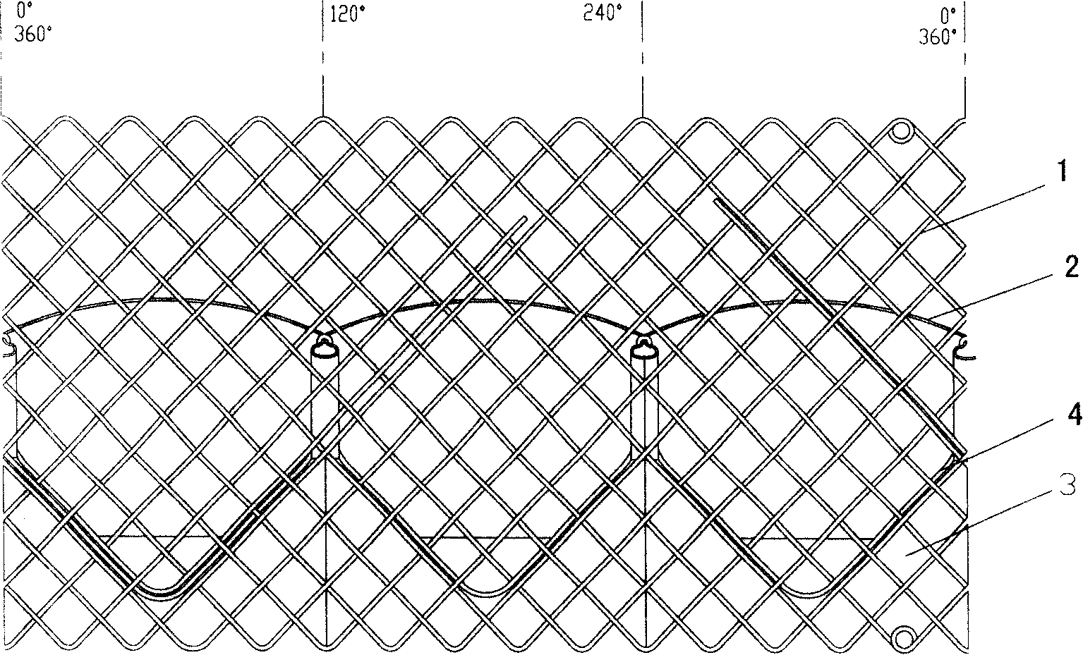 Bracket valve with internal layer ligule structure and method for knitting bracket