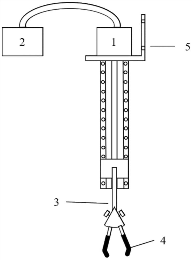 Clamping device for dynamic coating of GIL insert