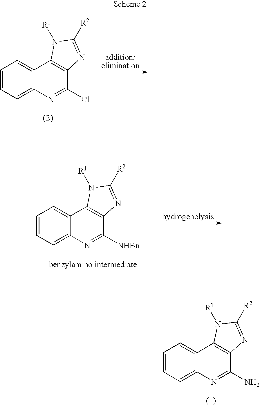 Method of preparing 4-amino-1H- imidazo(4,5-c)quinolines and acid addition salts thereof