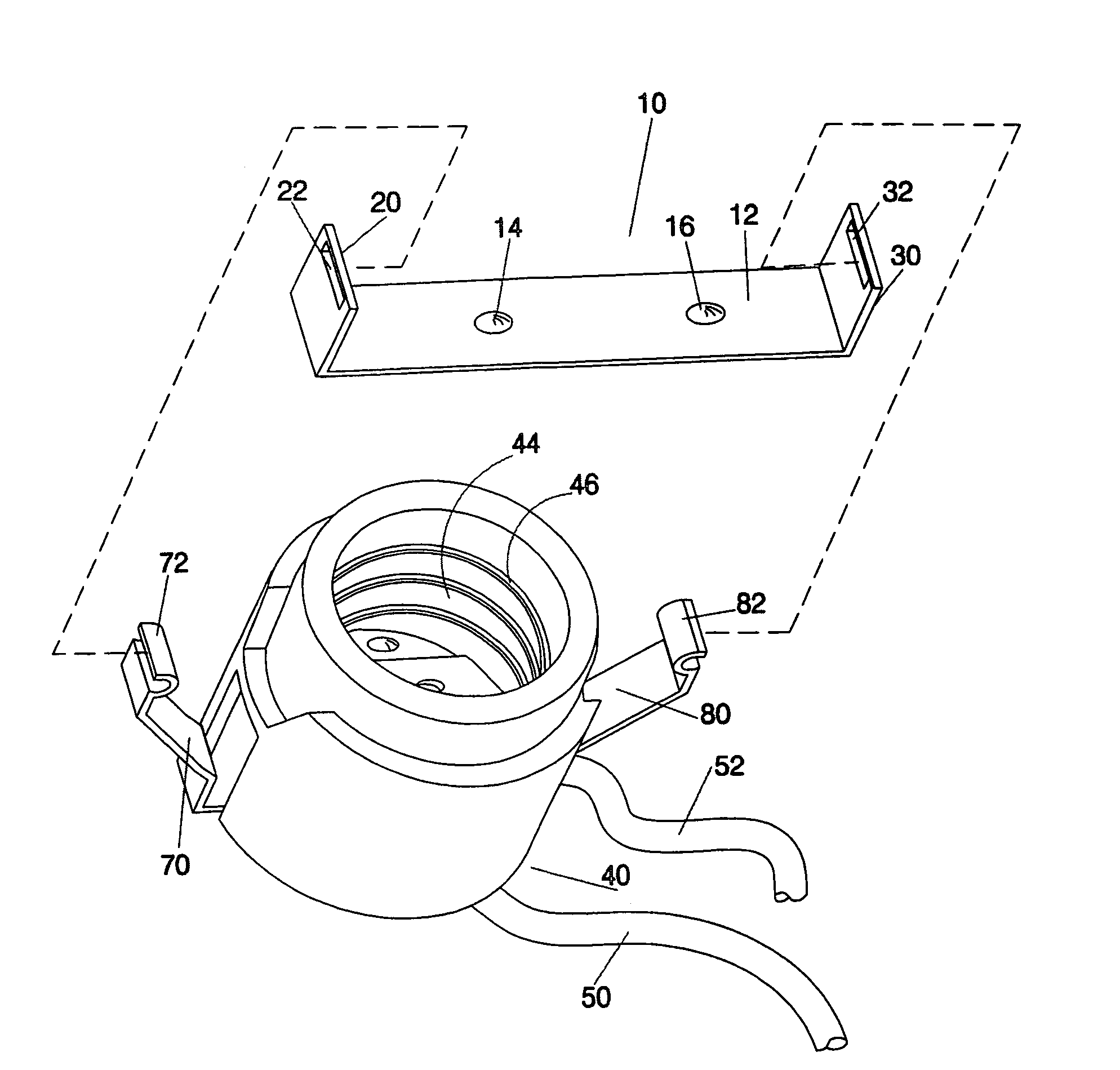 Apparatus to safely retain a lightbulb socket assembly in a ceiling fixture during shipping and rapidly converting the socket assembly for use during installation
