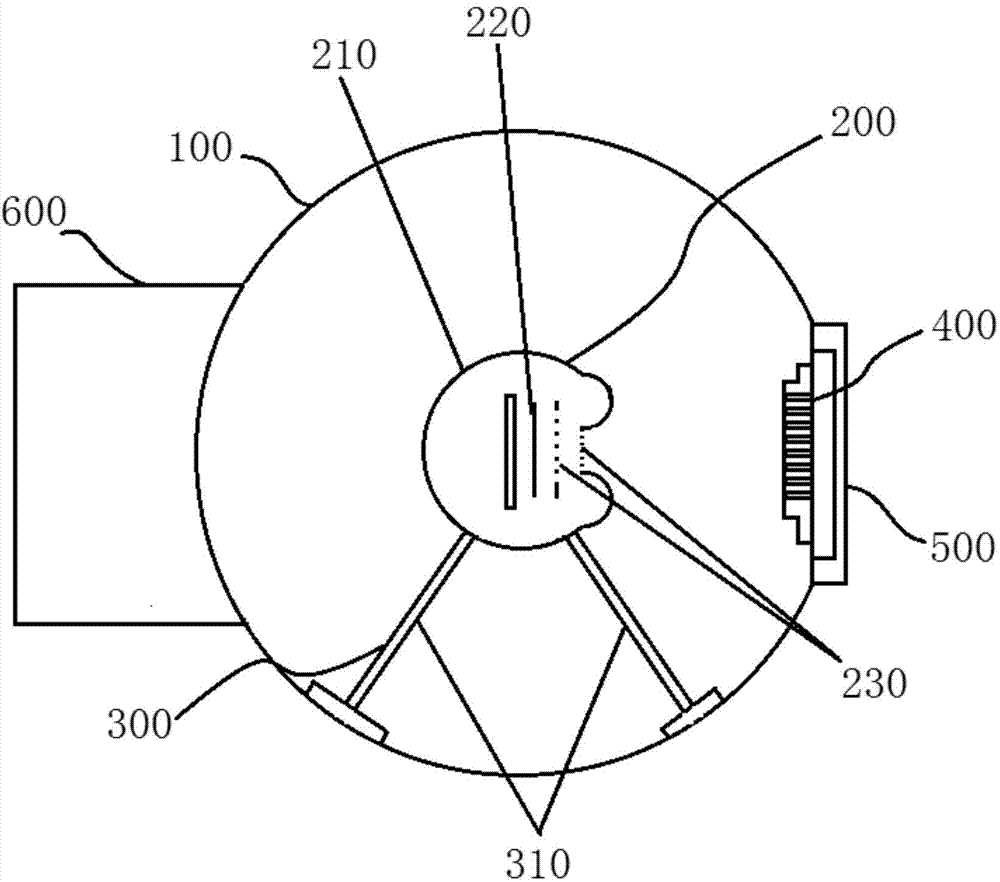 Electron curtain accelerator