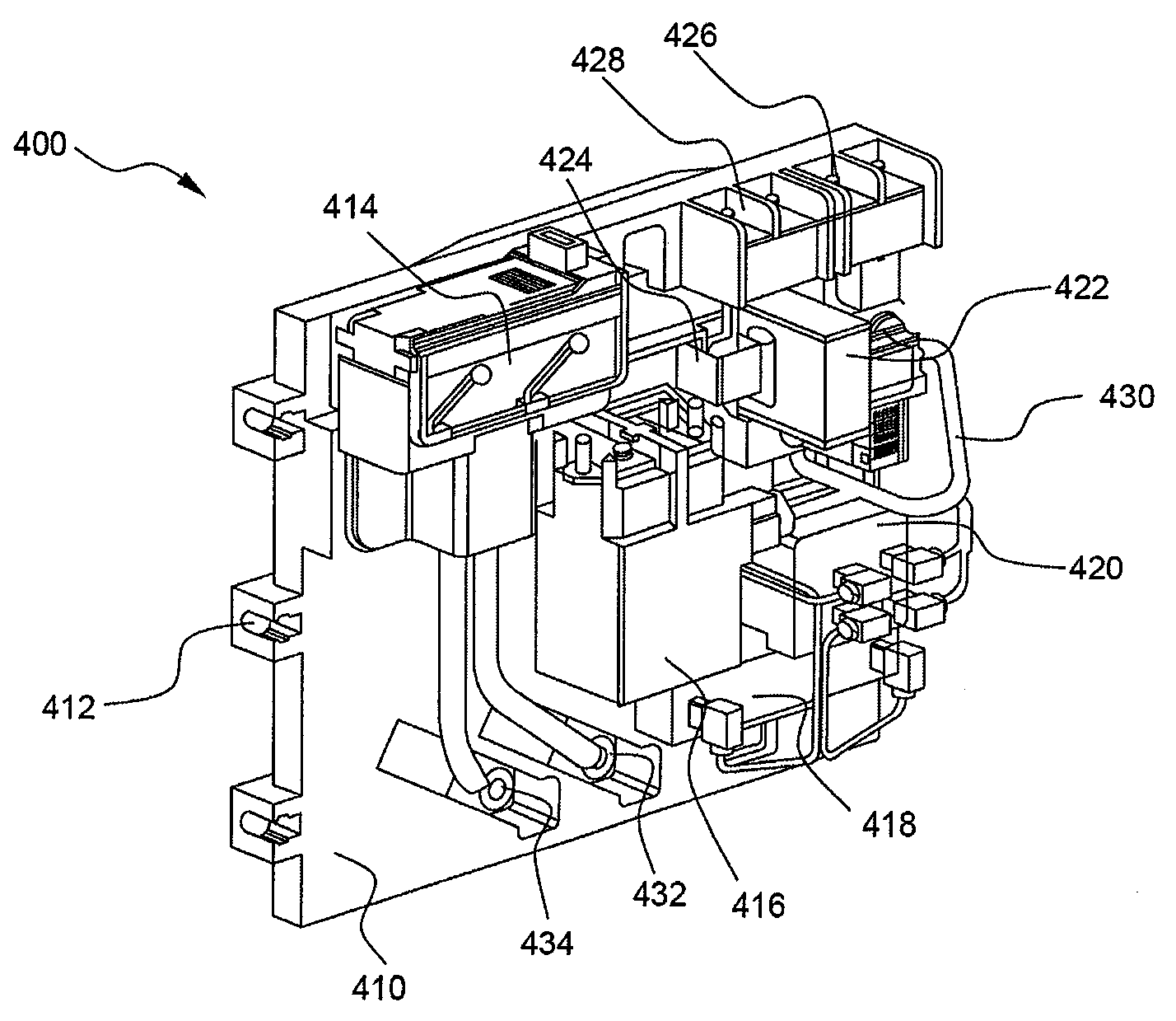 Power switching module for battery module assembly