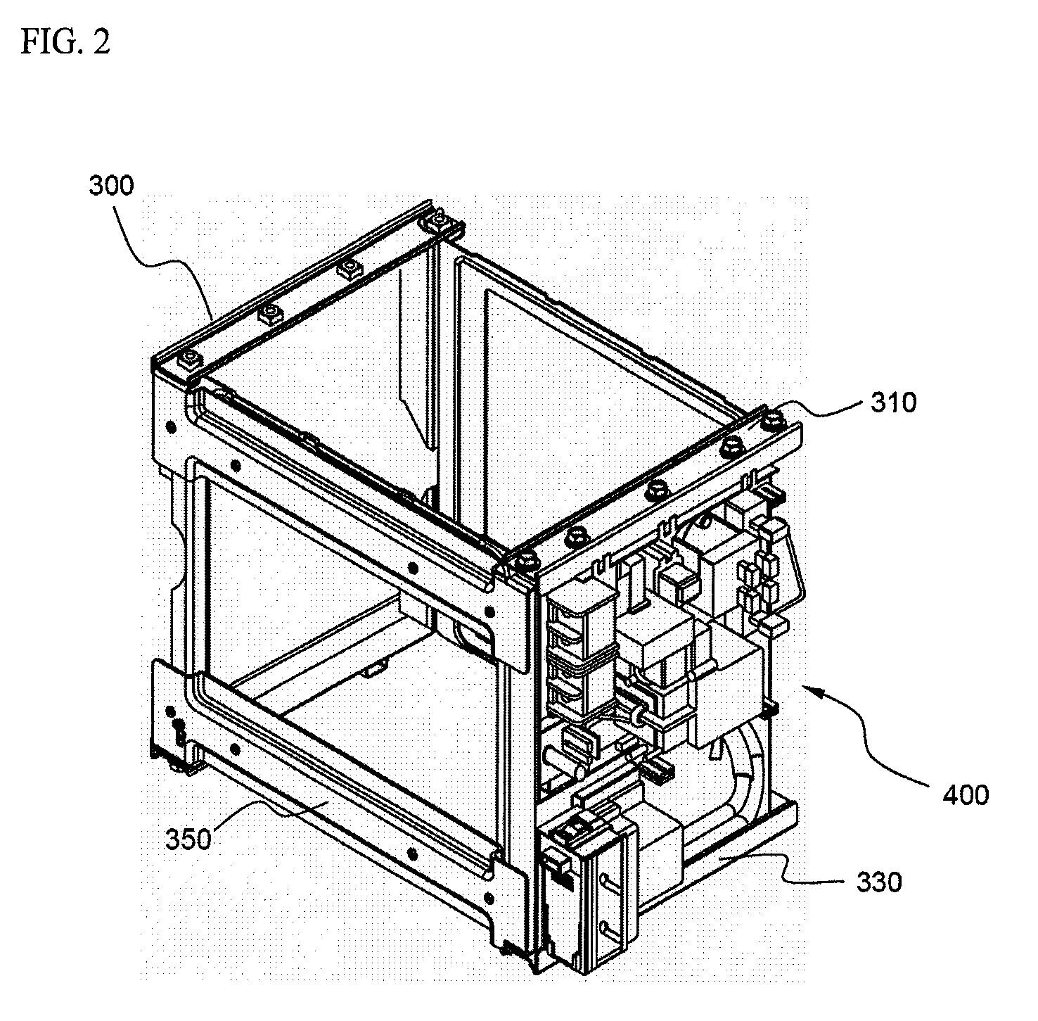Power switching module for battery module assembly