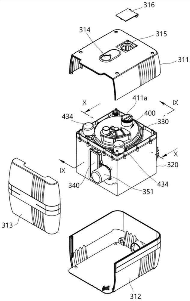 Food waste treatment device