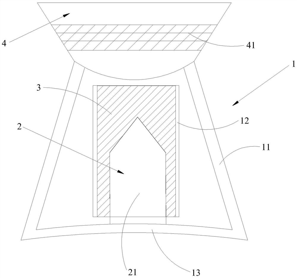 Smoking type moxibustion device