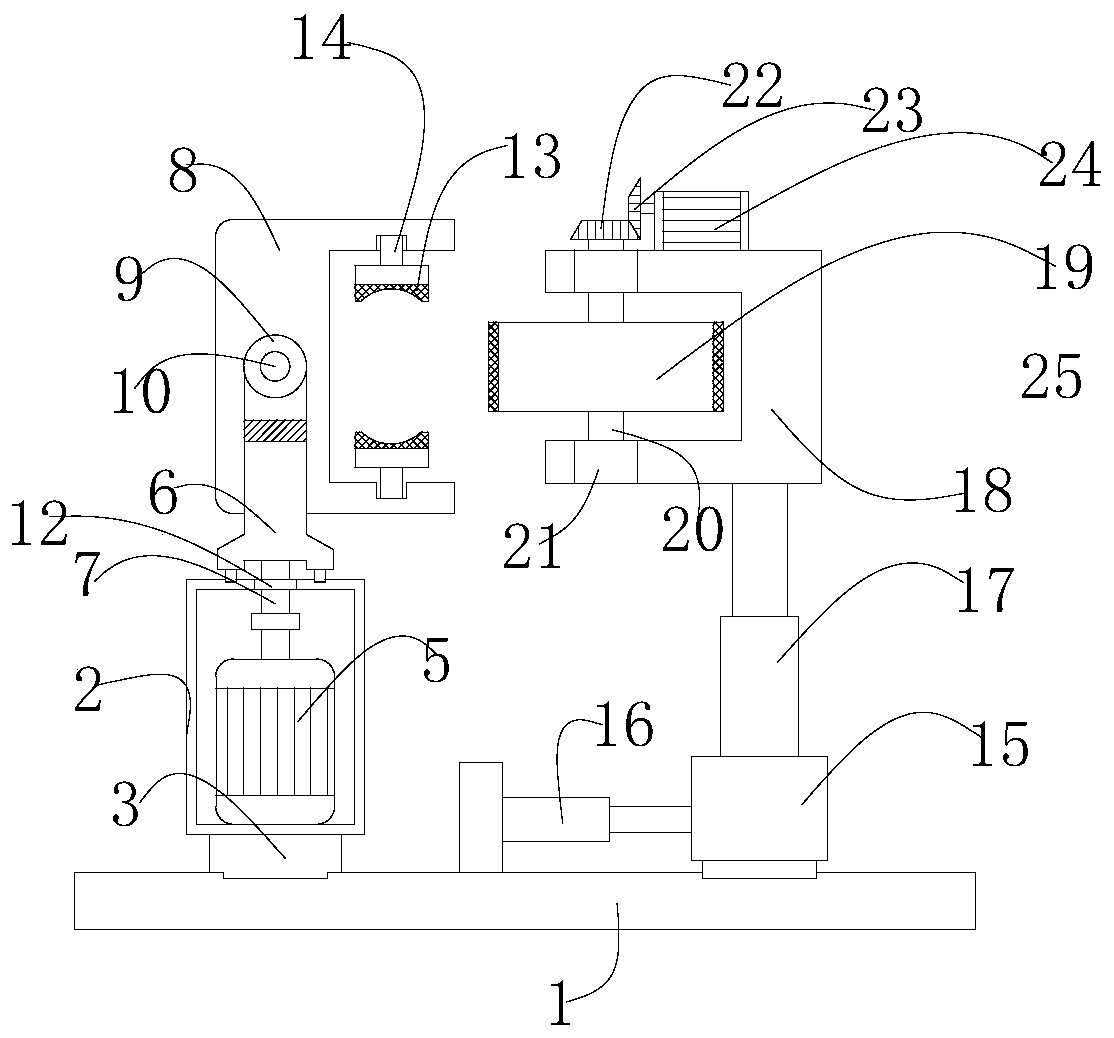 Optical glass side-edge polishing device