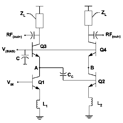 Single-converted-to-double low noise amplifier with highly balanced and stabilized differential output gain phase