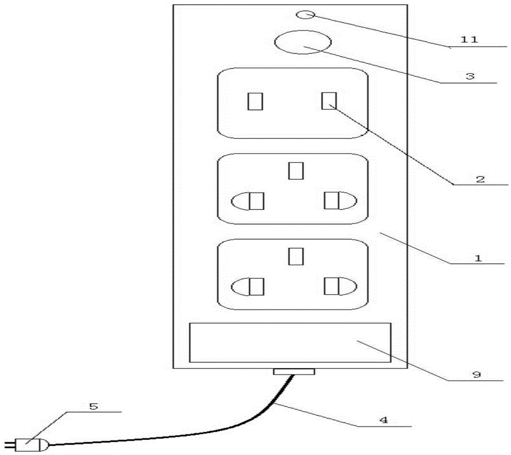 Energy-saving power strip