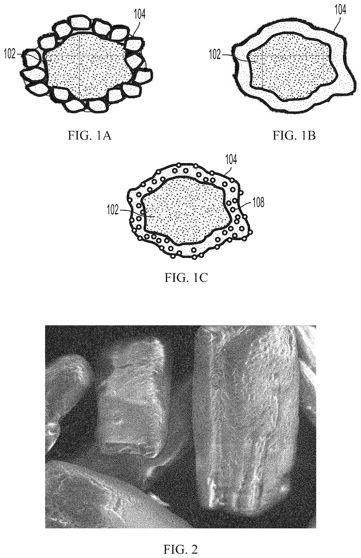 Minimizing agglomeration, aeration, and preserving the coating of pharmaceutical compositions comprising ibuprofen