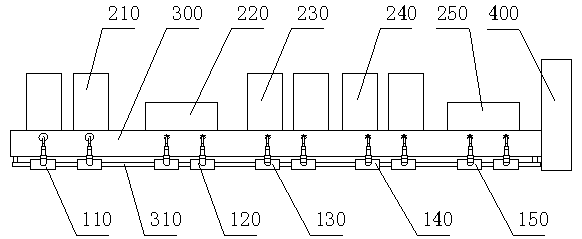 Production method and production device of non-dismantling non-metal bottom plate fixed die laminated plate