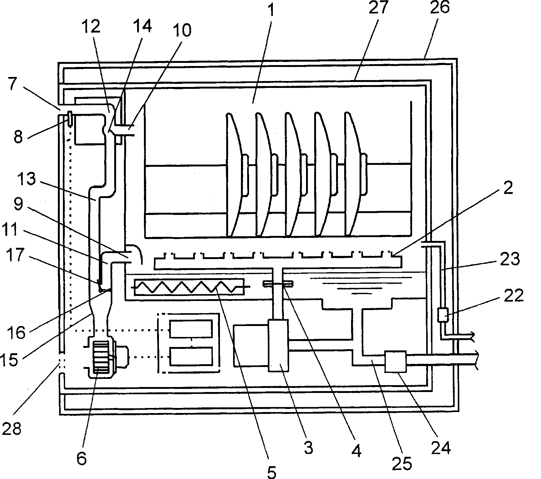 Dish washer/dryer