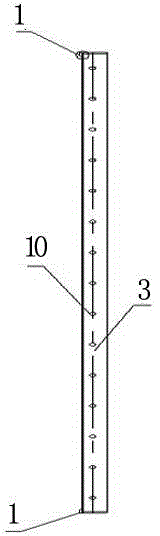 Air-cooled steel outer template