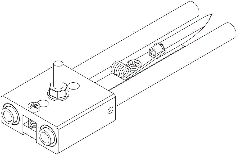 Device for stitch adjustment of upper slider