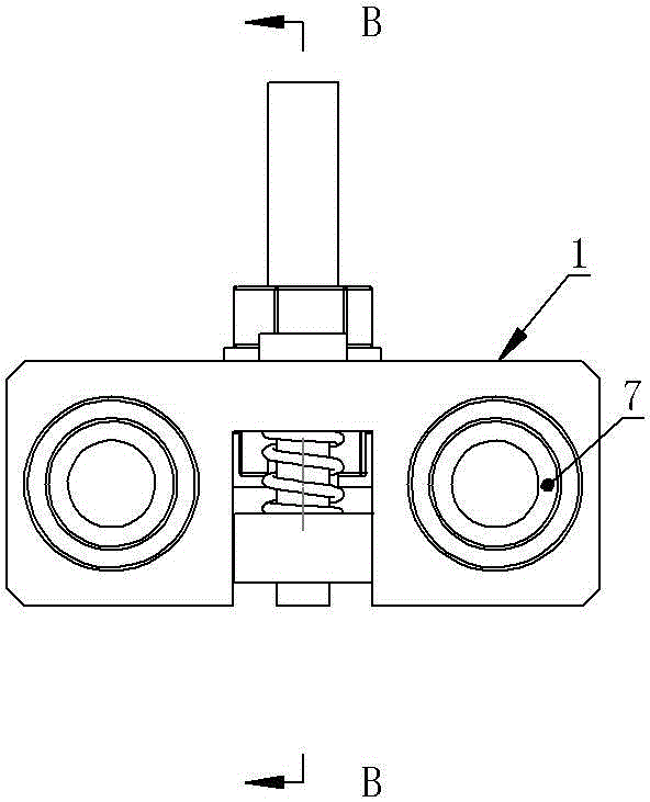 Device for stitch adjustment of upper slider