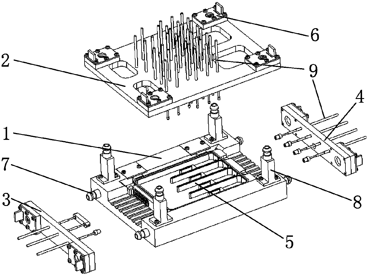 An integrated welding device for microwave components