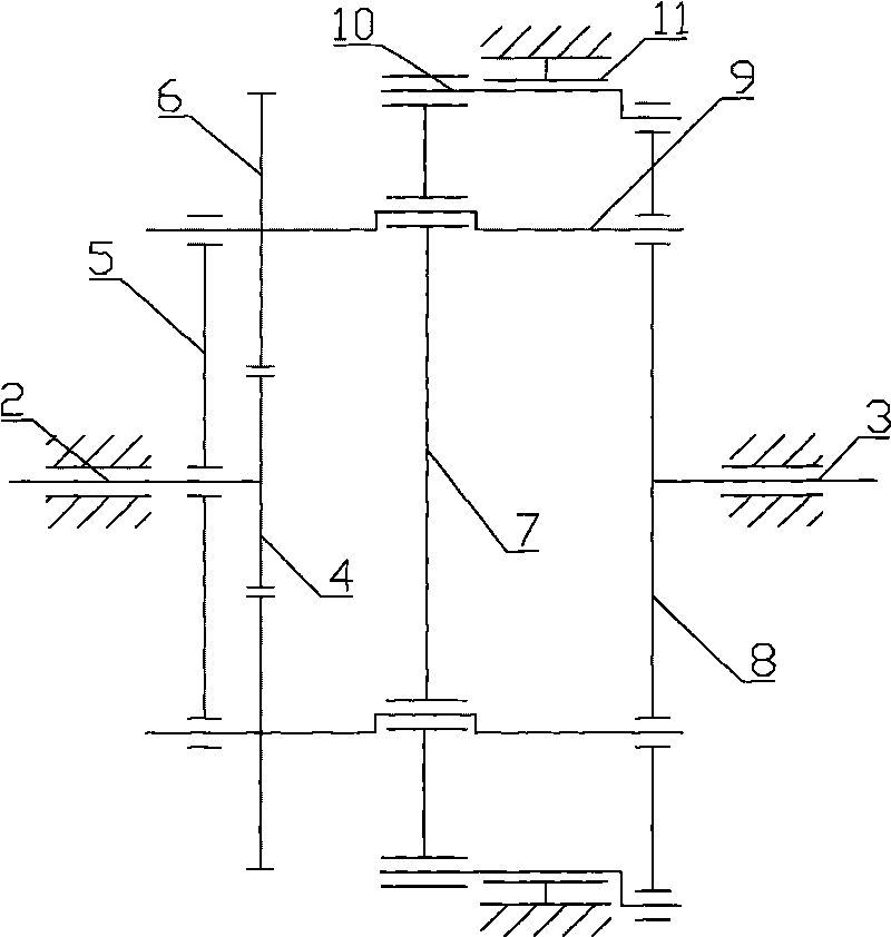 Hypocycloid RV transmission device