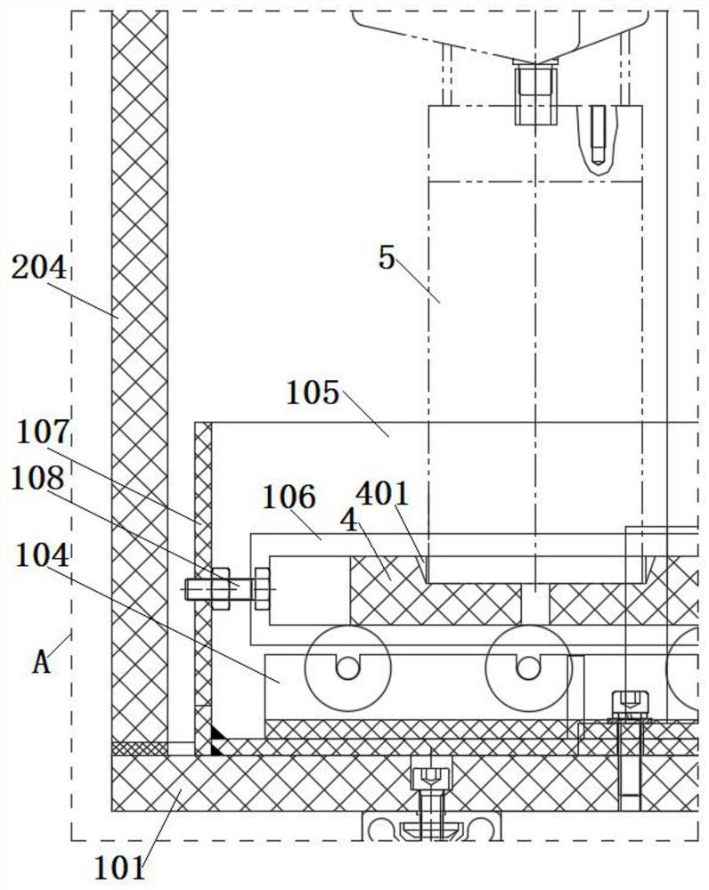 Closed storage battery vacuumizing formation device