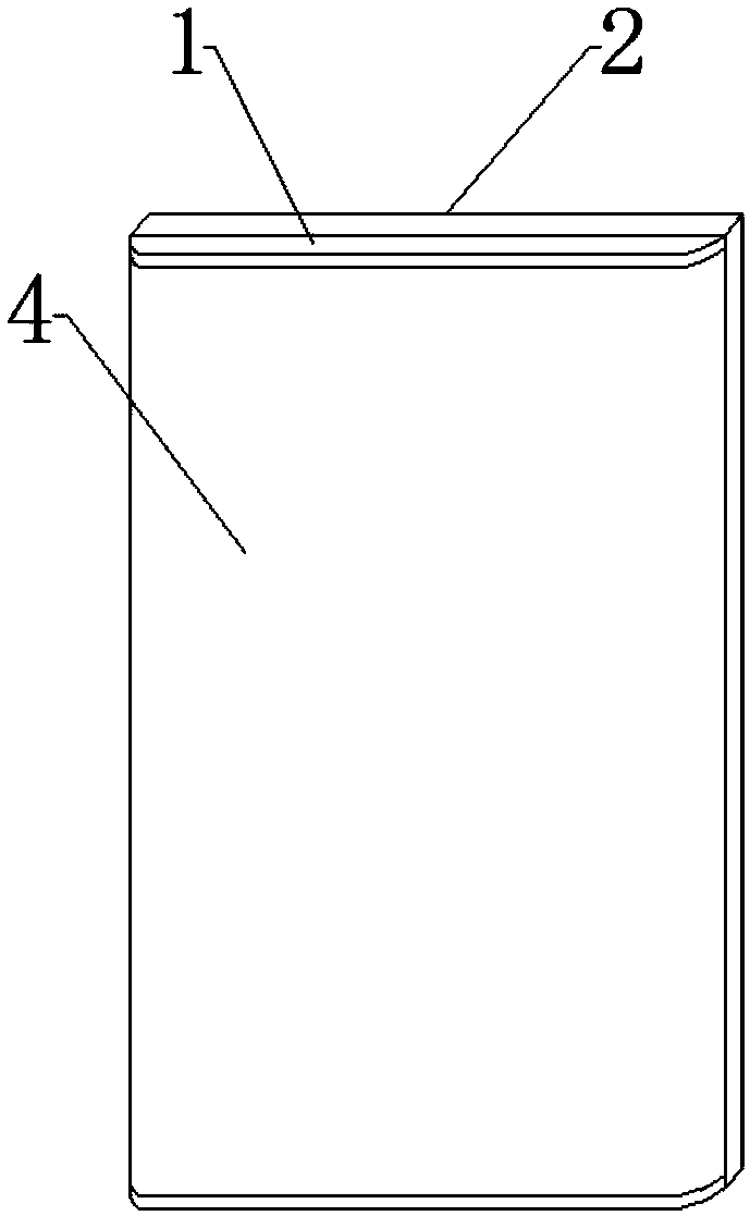 Full-screen mobile phone with capable of setting front camera in sliding manner