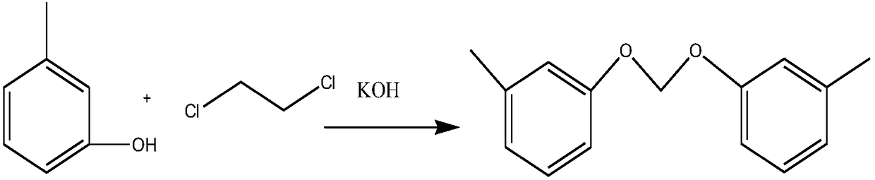 Preparation method of 1,2-bis(3-methyl phenoxy) ethane