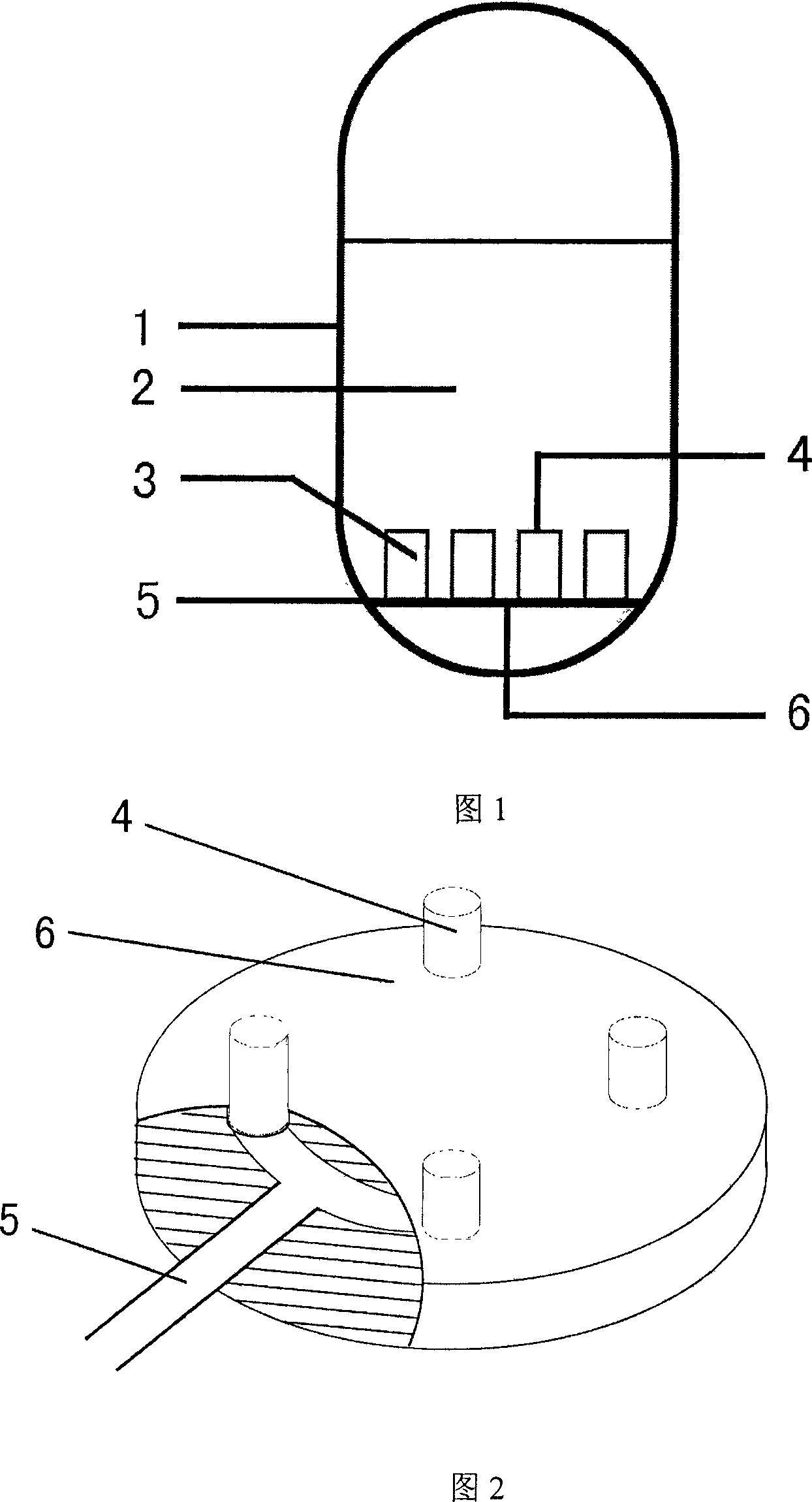Preparation method of liquid edible vinegar and special reactor
